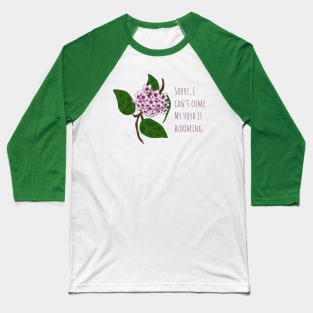 Hoya Bloom Plant Parent Design Baseball T-Shirt